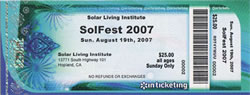 Solfest ticket