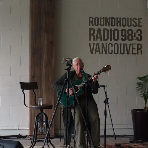Bruce Cockburn live on Roundhouse Radio - photo Samantha Parton