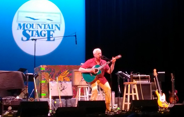 Bruce Cockburn - Mountain Stage photo by Avery Kolers-Twitter