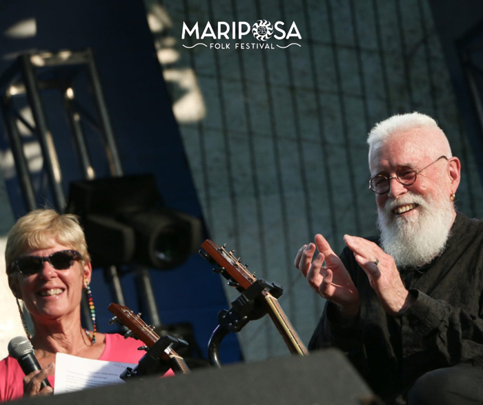 Bruce Cockburn & Pam Carter 7 July 2024 Mariposa Folk Festival