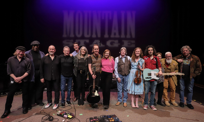 Bruce Cockburn  taping for Mountain Stage feb2024