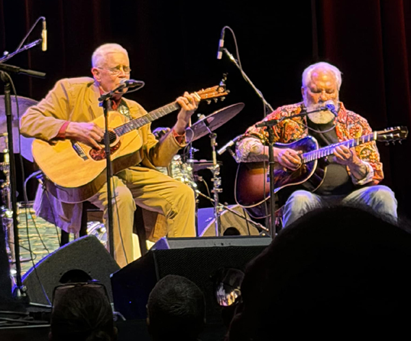 Bruce Cockburn - Jorma Kaukonen San Francisco 5 December 2025 photo Isabella Macfarlane