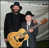 Jimmy Bowskill and Collin Linden at the Ottawa Blues Festival