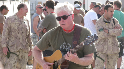 Bruce Cockburn in Afghanistan 2009