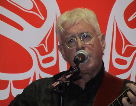 Bruce Cockburn performing at the 25th Anniversary of the Lyell Island blockades