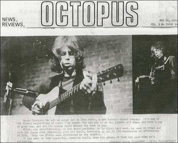 Review of album titled Bruce Cockburn, from 1970