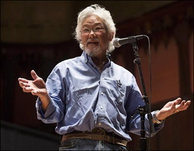 David Suzuki is pictured in Toronto on January 12, 2014. THE CANADIAN PRESS/Mark Blinch
