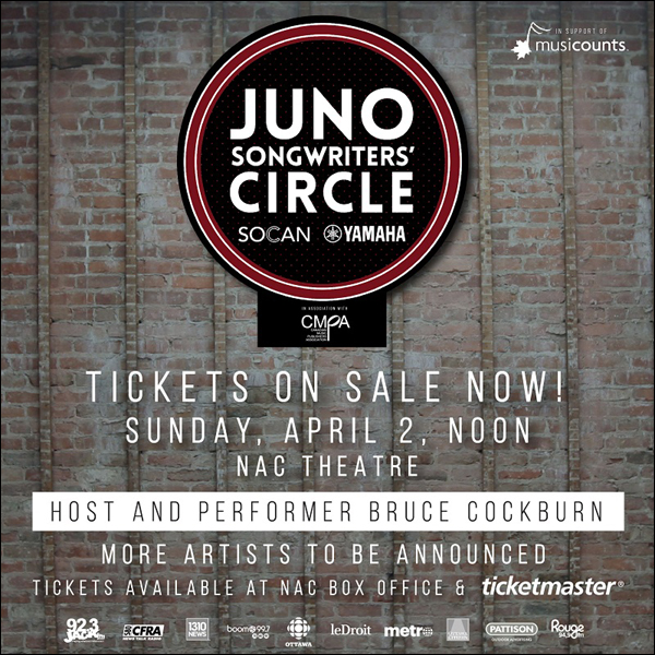 Bruce Cockburn - Juno Song Writers' Circle 2017