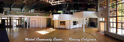 Mateel Community Center interior shot - photo: www.mateel.org