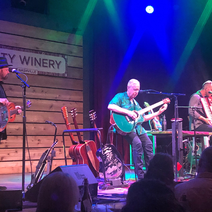 Bruce Cockburn, Colin Linen, John Aaron Cockburn - Nashville  City Winery - 20 Spetember 2019 - photo Megan Barry