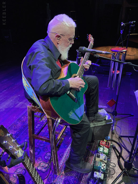 Bruce Cockburn 25 May 2024 - soundcheck - Massey Hall Toronto photo Daniel Keebler