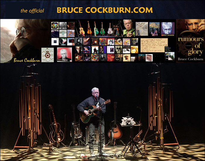 BruceCockburn.com new website launch