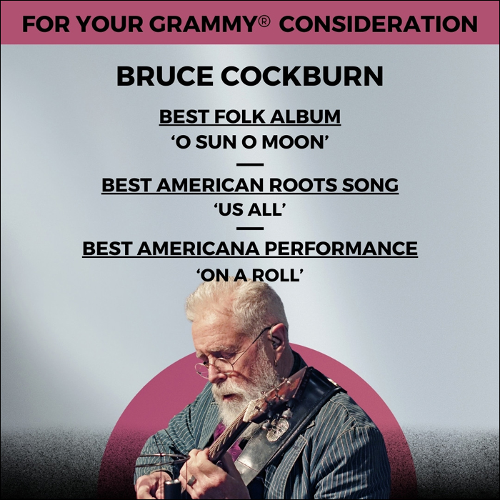 Bruce Cockburn - Grammy consideration 2023
