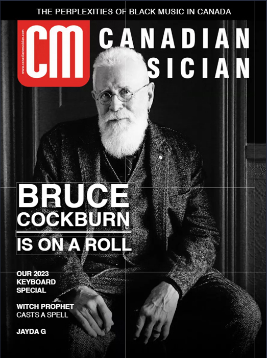 Bruce Cockburn 2023 Canadian Musician Magazine - photo Daniel Keebler