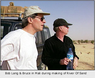 Bob Lang & Bruce in Mali